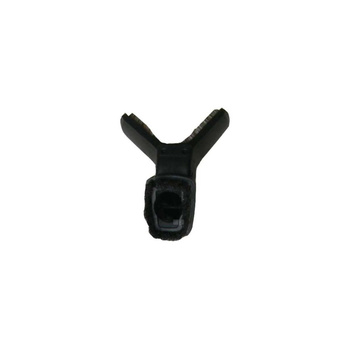 Ssawka obrotwa dwufunkcyjna z dwóch stron wykończona włosiem. Z je