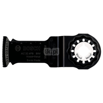 Brzeszczot BIM do cięcia wgłębnego AIZ 32 APB Wood and Metal 50 x 32 mm