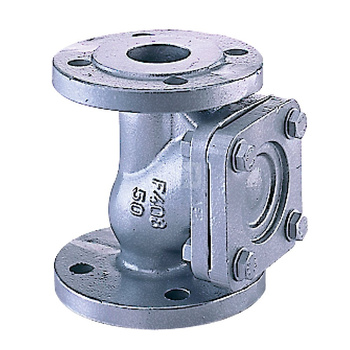 Zawór zwrotny kołnierzowy, zamknięcie kulowe do instalacji ciśnieniowych, typ 408X, Pnom 1,6 MPa, DN 65