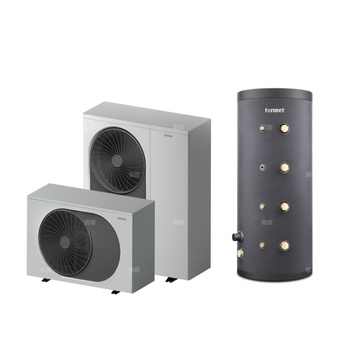 Pakiet 2 - Pompa ciepła powietrzna powietrze-woda monoblok TERMET Heat Gold 9 DC 5.9 kW 230 V + Zasobnik buforowy TERMET ENERGY 100