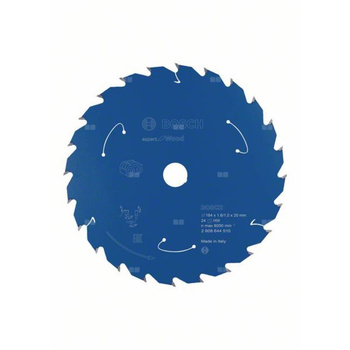 Ostrze do piły tarczowej bezprzewodowej Expert for Wood 184 x 1,6 / 1 x 20 T24