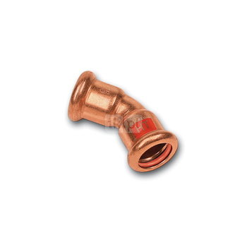 Łuk 45' SANHA Press Solar, miedź, 54 mm (zw x zw)