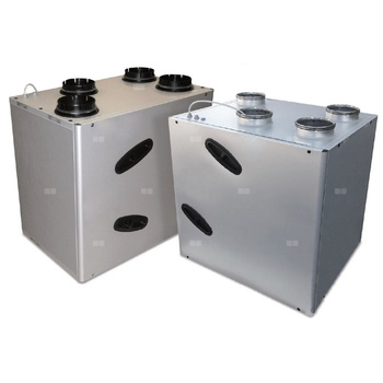 Rekuperator Reversus 200+ z panelem Wi-Fi, z wymiennikiem przeciwprądowym (wydatek 205 m³/h), z by-passem, z uchwytami mocującymi do ściany