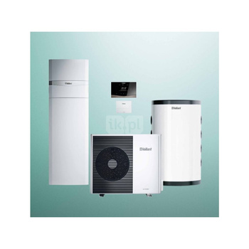 Pakiet Systemowy OZE - Pompa ciepła powietrzna powietrze-woda split VAILLANT VWL 35/5AS aroTHERM 3.6kW 400V + Centrala grzewcza uniTOWER VWL 58/5IS + Regulator sensoCOMFORT VRC 720 + Zasobnik buforowy VP RW 45/2B