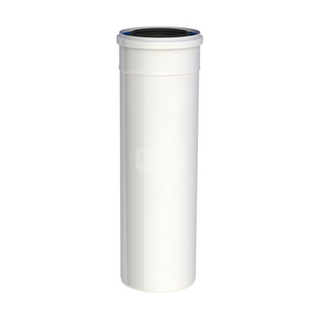 Rura dł. 500mm fi80/125mm biała
