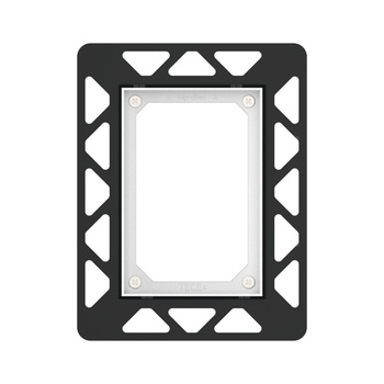 TECEfilo - ramka montażowa do pisuaru do montażu zlicowanego, czarna