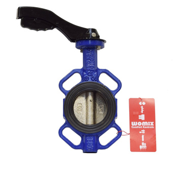 Przepustnica międzykołnierzowa Concept by Womix z przekładnią CX250, dysk żeliwny