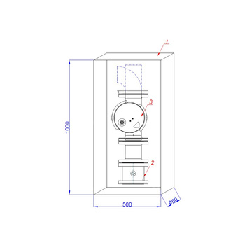 Punkt odcinający DN65