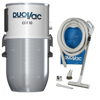 Jednostka centralna DUOVAC AIR10 260I z zestawem do sprzątania z wężem SUPERIOR DV z włącznikiem on/off o dł. 9,1 m