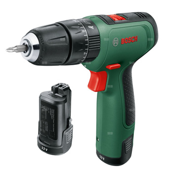 Bosch wkrętarka akumulatorowa z udarem EasyImpact 1200 12V 2x1,5Ah + akcesoria