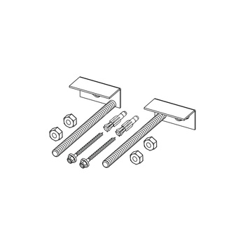 TECEprofil - mocowanie stelaża podtynkowego proste