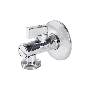 Zawór kulowy PERFEXIM PHA-012 mosiądz chromowany, PN16 1/2'' x 3/8'' GZ, uchwyt: dźwignia