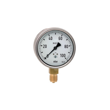 Manometr z rurką Bourdona WEBA M160-R 0-6 bar M20x1,5, kl. 1,6