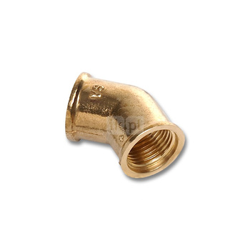 Kolano 45' SANHA 614, mosiądz, 1/2'' (GW)