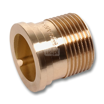 Śrubunek SANHA 4371G redukcja, brąz, 3/4'' x 1'' (GZ x lut wewnętrzny)