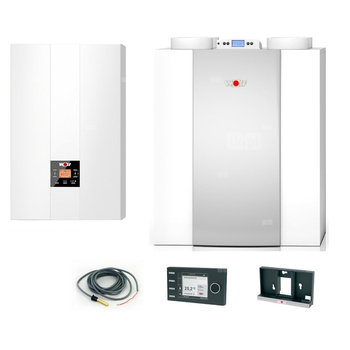 Pakiet - Kocioł gazowy jednofunkcyjny WOLF FGB-24 kondensacyjny wiszący 5.3 - 20.7 kW + Czujnik c.w.u. + RegulatorBM-2
