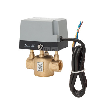 ZRS224 zawór strefowy z napędem elektrycznym 2-punktowy, DN20 KVS-4,6 G3/4 150kPa