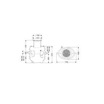 Separator tłuszczu EasyClean ground GW Direct-L NS1 120B