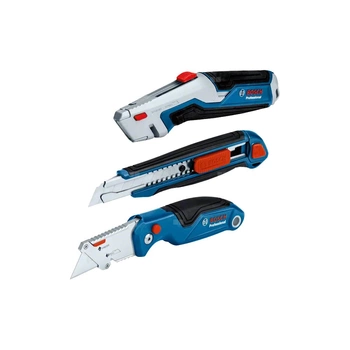 Zestaw 3 noży: składany, łamany, chowany