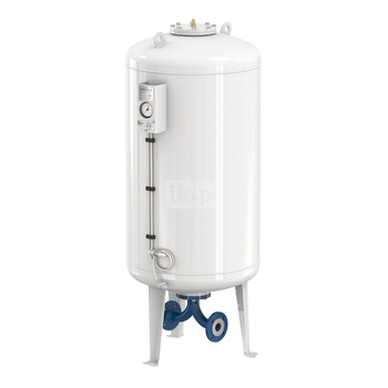 Naczynie wzbiorcze stojące FLAMCO MEIBES Airfix D-E, pojemność 240 l 6-, 16 bar / 120'C fi1 1/2'', kolor biały, do instalacji C.W.U.