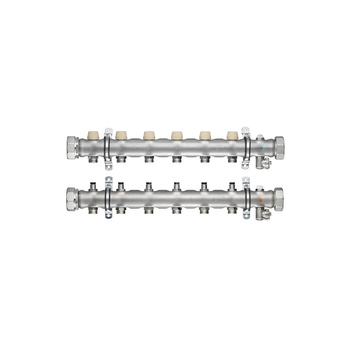 Kermi x-net rozdzielacz IFH FI-12 do 12 obwodów, długość 1110 mm