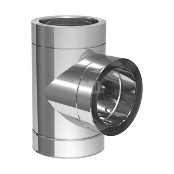 Trójnik 90' JEREMIAS 205-DWETN11 160 x 160 x 160 do odprowadzania spalin