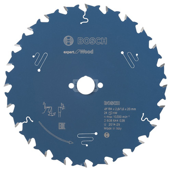 Tarcza pilarska Expert for Wood KSB EXPERT FOR WOOD 184X20X2,6 24T