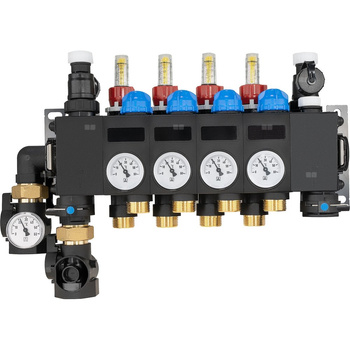 ProCalida CC 1 na 4 obiegi grzewcze, rotametry 0,75÷3,75 l/min