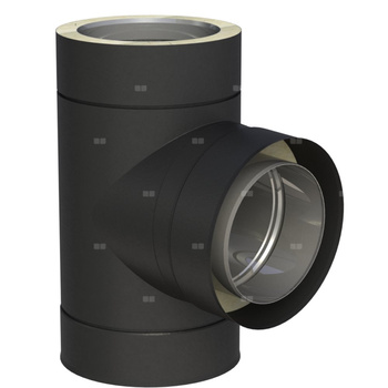 Trójnik 90' fi 130mm (RAL9011)