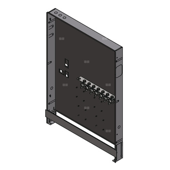 Skrzynka wnękowa 850x910x110, zawiera szyny montażowe