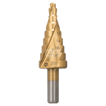 Wiertła stopniowe ze stali HSS-TiN 4-20  mm