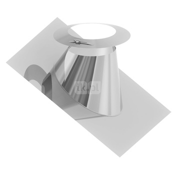 Przejście dachowe 26-35st. aluminiowe z kołnierzem fi130mm