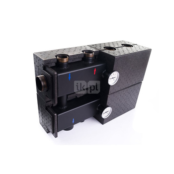 CONCEPT RGP 2 100 32/3, moc grzewcza do 220kW (3-obwodowy rozdzielacz centralnego ogrzewania z izolacją)