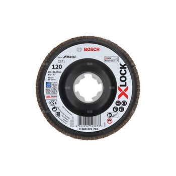 Tarcza listkowa FLAP DISC X-LOCK,BFM,115,G120