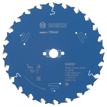 Tarcza pilarska Expert for Wood KSB EXPERT FOR WOOD 184X16X2,6 24T