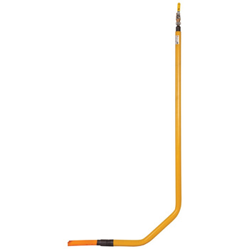 Przyłącze gazu stalowe z rury preizolowanej, PE25 x kurek DN15, L=1500xH=1500