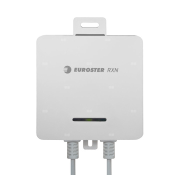 Regulator temperatury Euroster E4010TXRXN z odbiornikiem natynkowym, kolor czarny