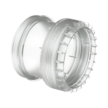 Złączka (3130), fi80, L = 91 mm, do połączenia przewodu elastycznego z przewodem sztywnym, PP transparentna