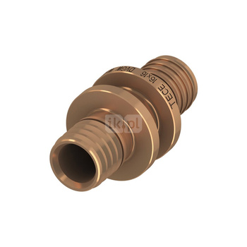 Złączka prosta TECE flex, brąz, 63 mm (zz x zz)