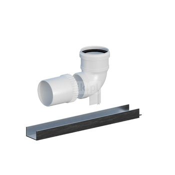 Kolano PP 87 st. skręcane DN80 na podporze