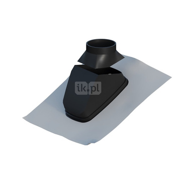 Przejście do dachów skośnych od 25 st. do 50 st. z kołnierzem ołowianym DN100-125mm