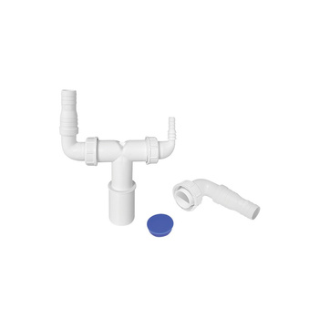 Przyłącze do pralki i suszarki 32/40mm lub podwójne pralkowe, z zaślepką