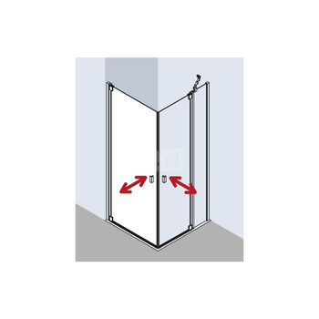 Kermi Wejście nar. RAYA 1EL 0900x 2000 870-900 SIMG ESG STR4 CLE