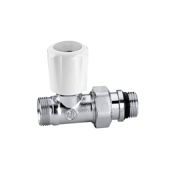 Prosty zawór grzejnikowy przystosowany do rur miedzianych oraz rur z tworzyw sztucznych 3/4" x 1/2"