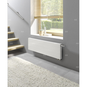 Grzejnik Kermi® Line-V Typ11 wys755x63x1405mm biały,10bar,zaworowy lewa,z osłony
