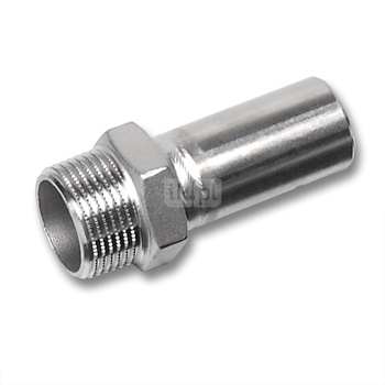 Nypel SANHA NiroSan Press, stal nierdzewna, 54 mm x 2'' (zz x GZ)