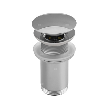 Zestaw odpływowy do umywalki PERFEXIM SPMWK00OW chromowany 2 3/4'', przycisk duży okrągły wypukły