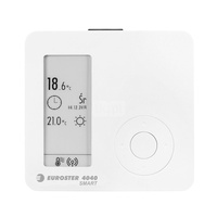 Internetowy, bezprzewodowy regulator temperatury Euroster E4040 Smart, kolor czarny