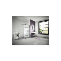 Kermi Walk-In Dark Edition WW1 1000x 2000 980-1000 SWS ESG Clean szprosy nadruk