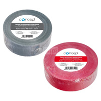 CONCEPT Taśma techniczna wzmacniana, czerwona, 48x9 m